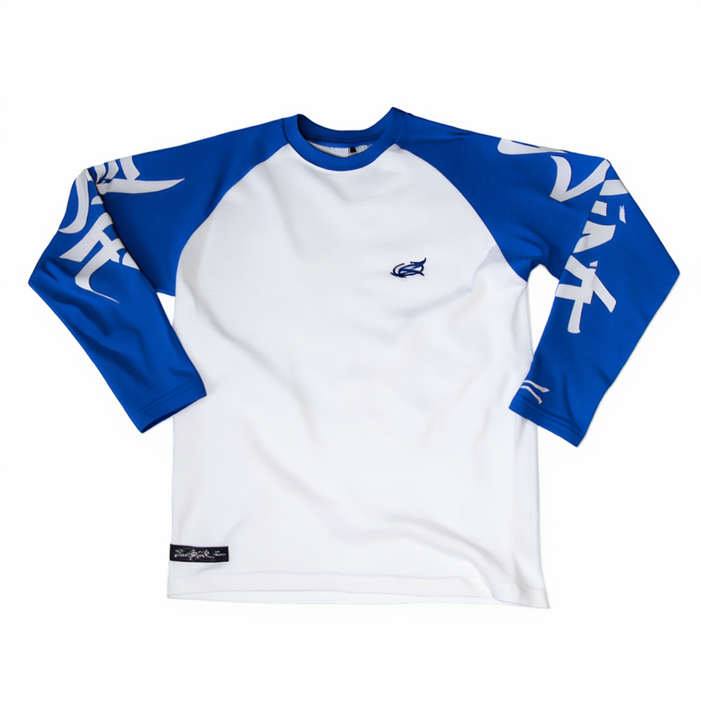 Blue long-sleeve